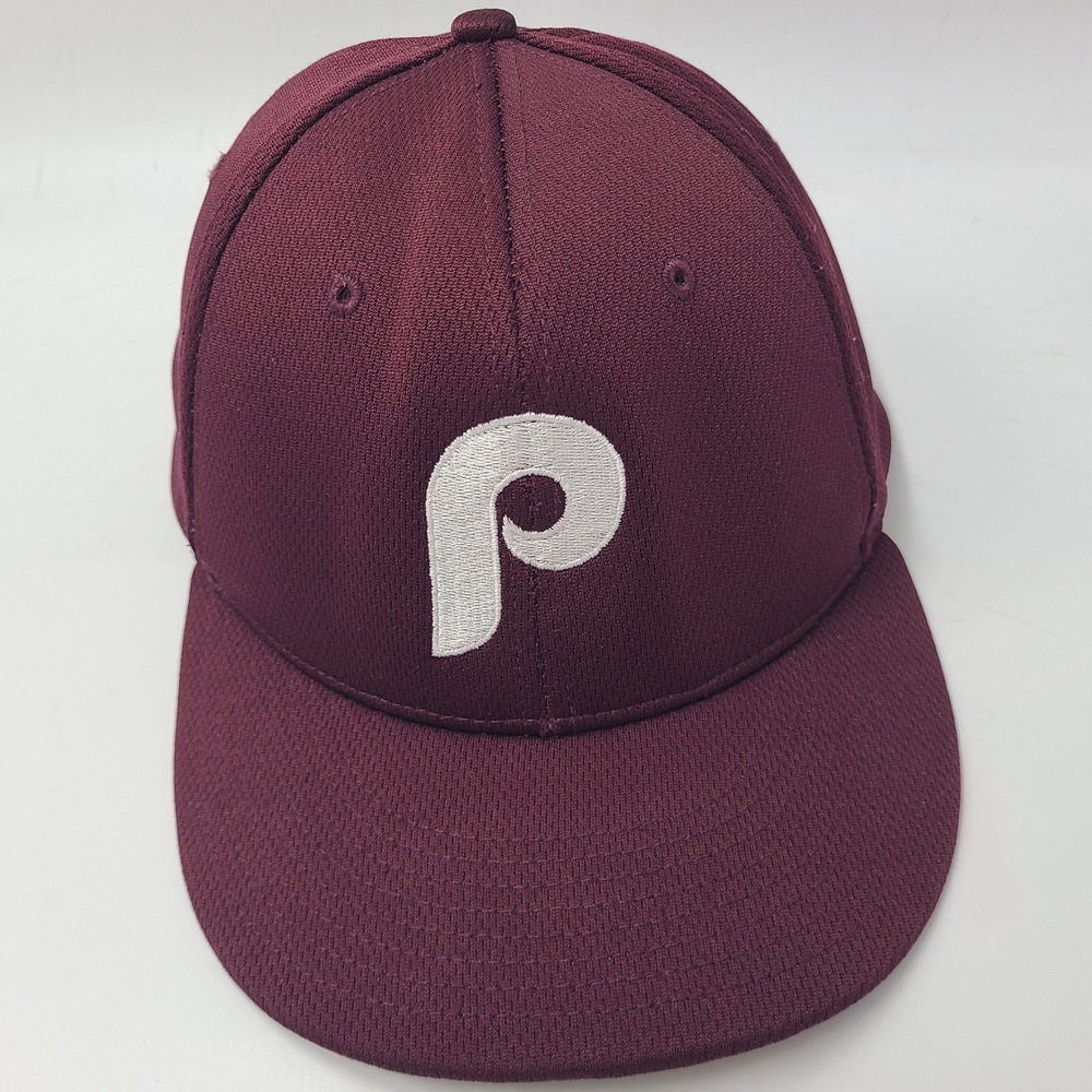 Philadelphia Phillies Hat Fitted L-XL Richardson Maroon White MLB Baseball Men